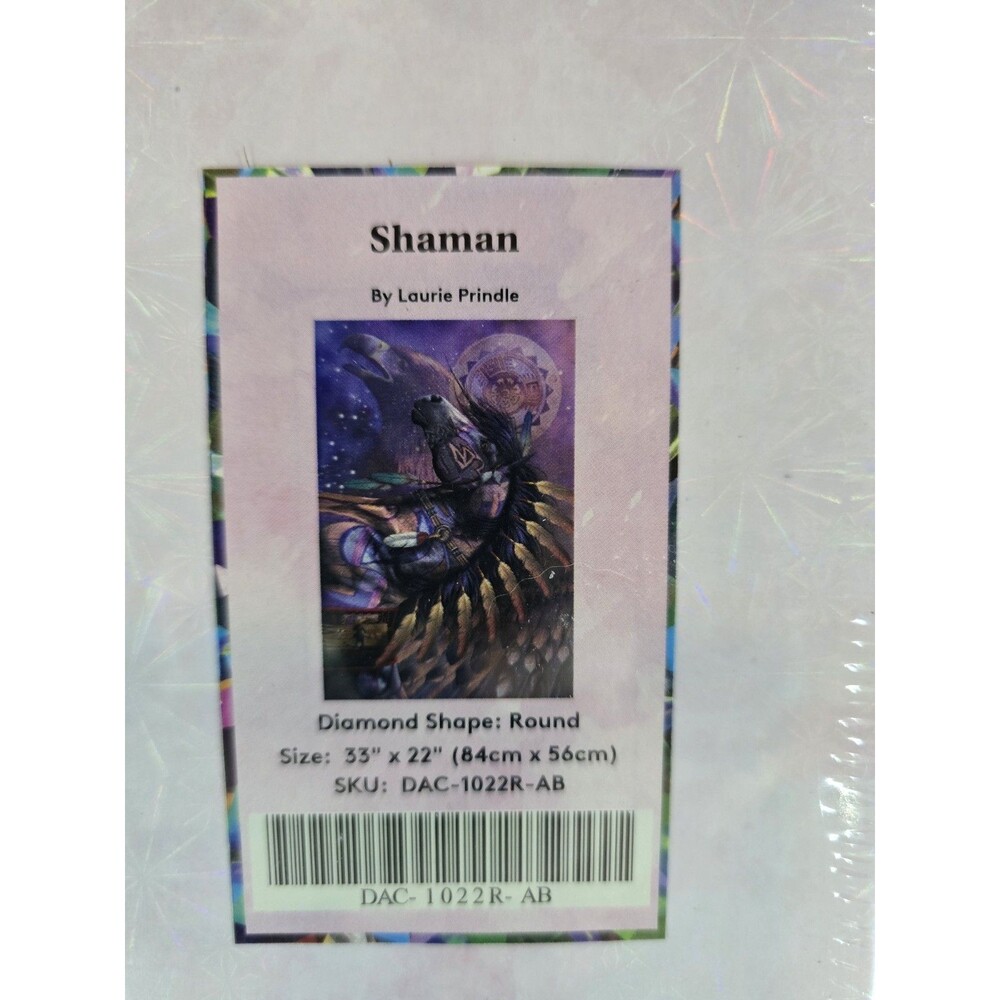Diamond Art Club Shaman Laurie Prindle Round 33x22 Diamond Painting Kit NEW